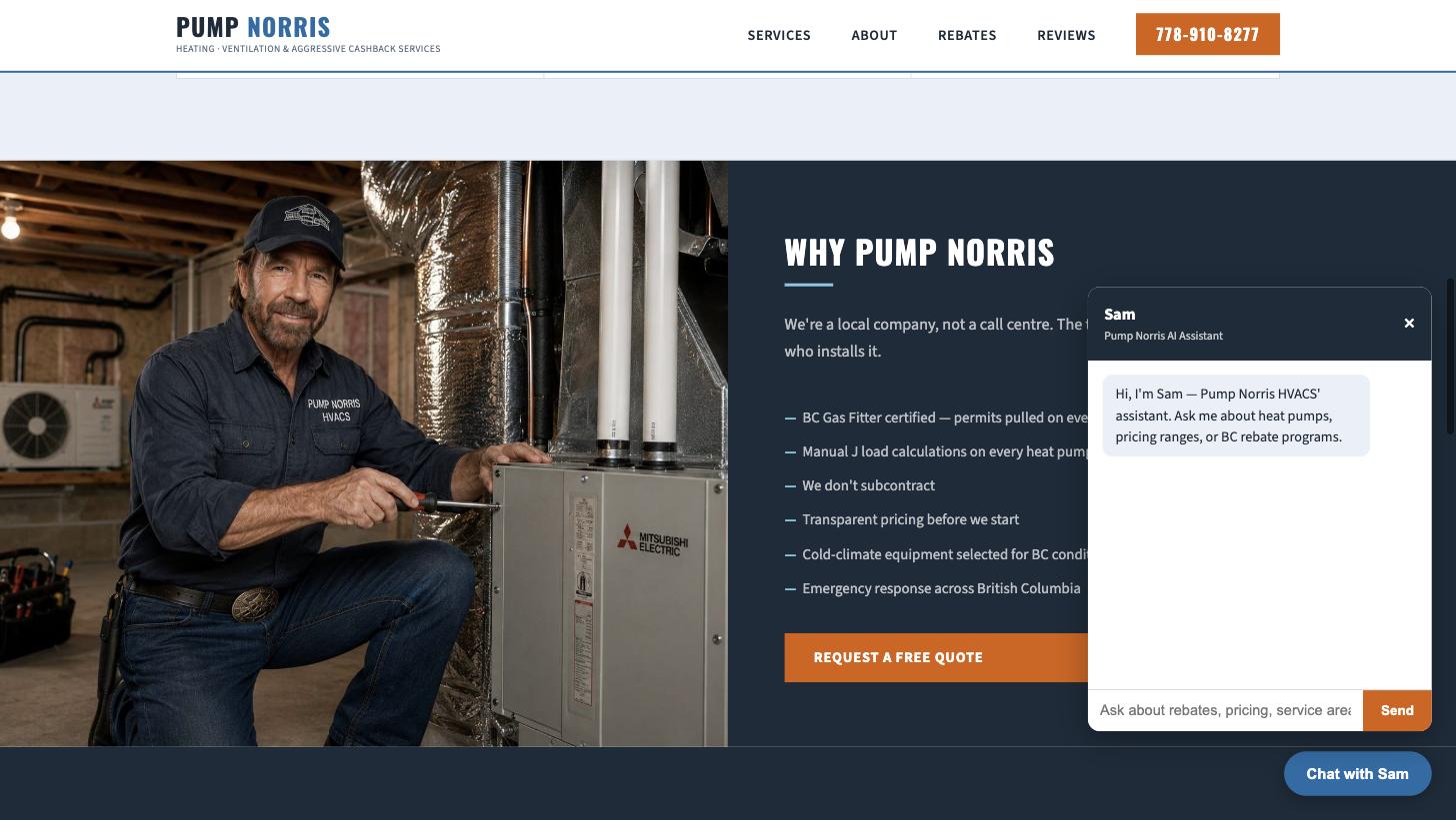 Built like a real local business site